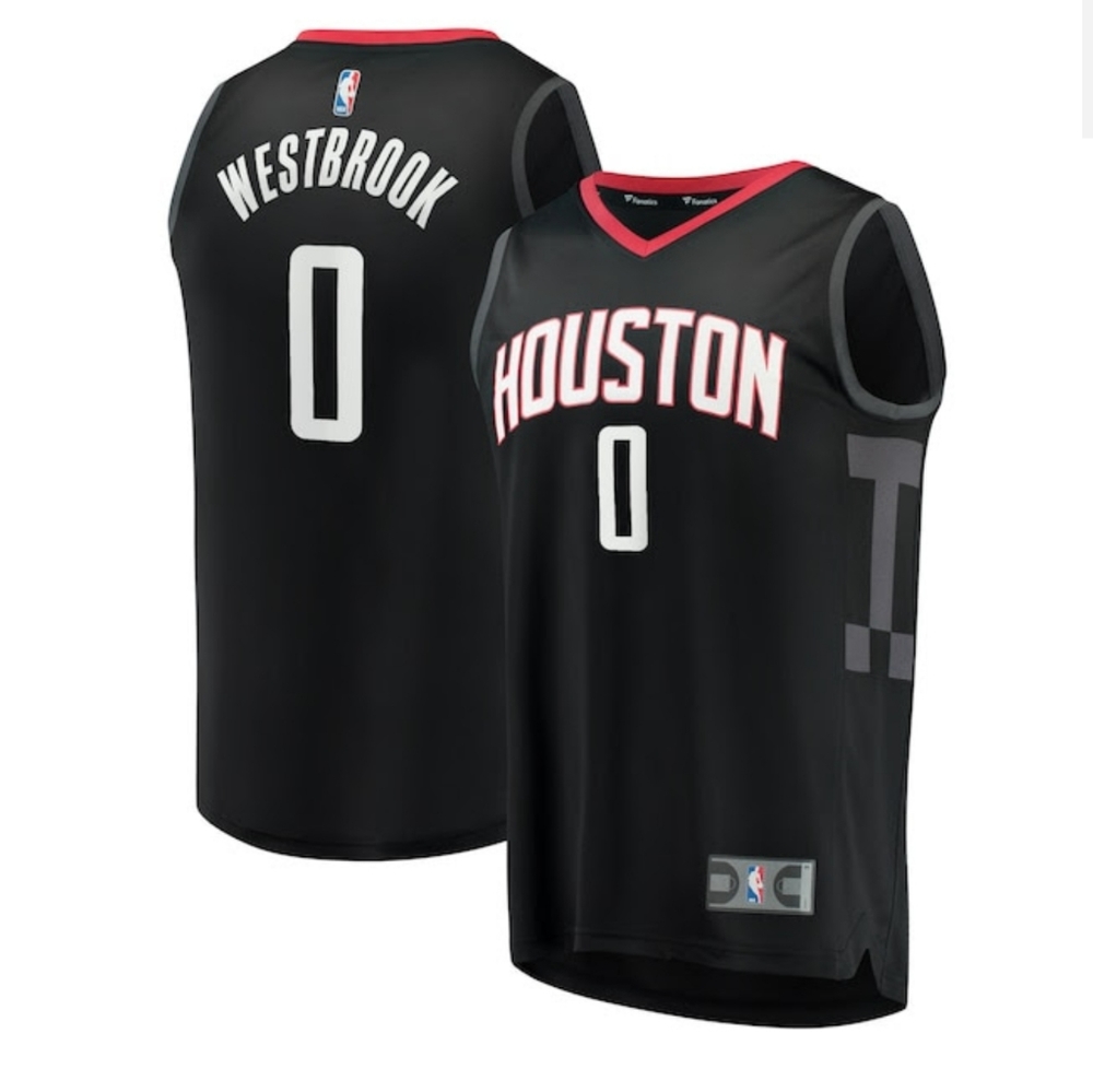 Russell Westbrook Houston Rockets NBA Fanatics Fastbreak Jersey Size Youth Large